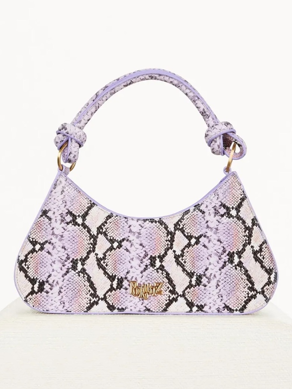 Bratz x Cult Gaia Purple Python Snakeskin Shoulder Bag Rare Y2K Bag